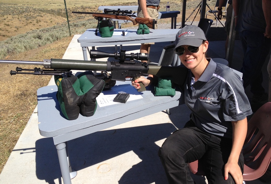 Kate Shooting 308 AR with Nikon M-308