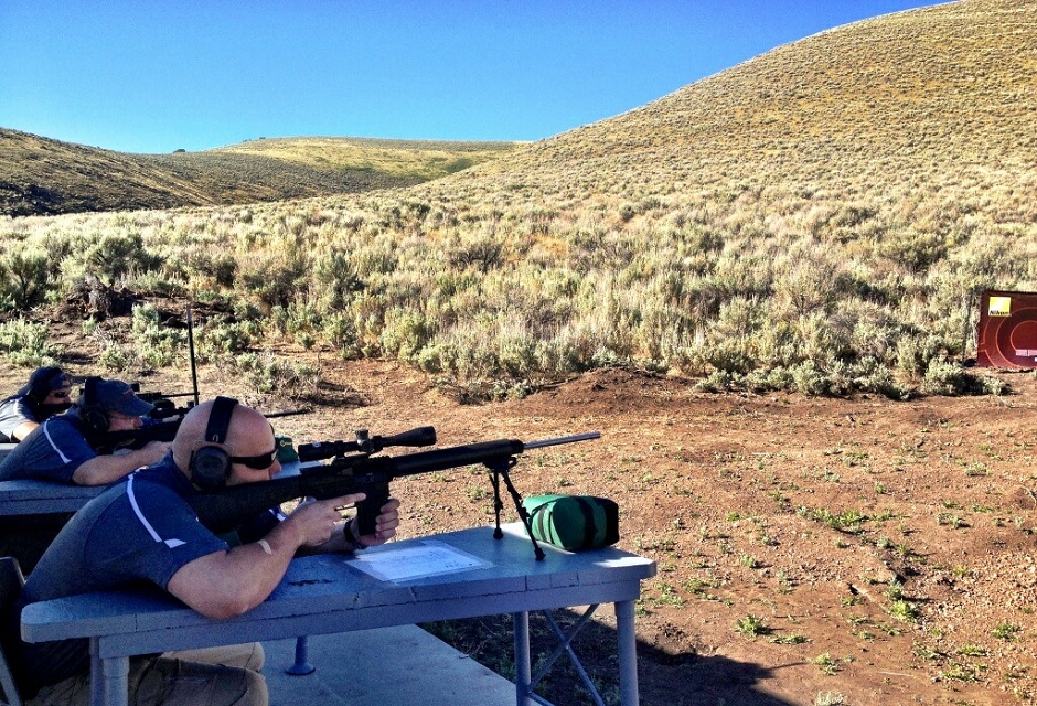 Trevor Shooting a 308