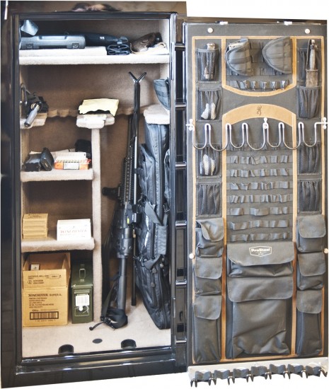 Inside of a Gun Safe