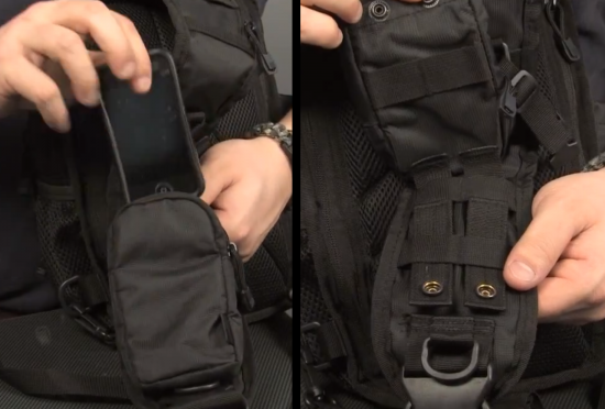 The Bi-Modular Bag's Cell Phone Pouch