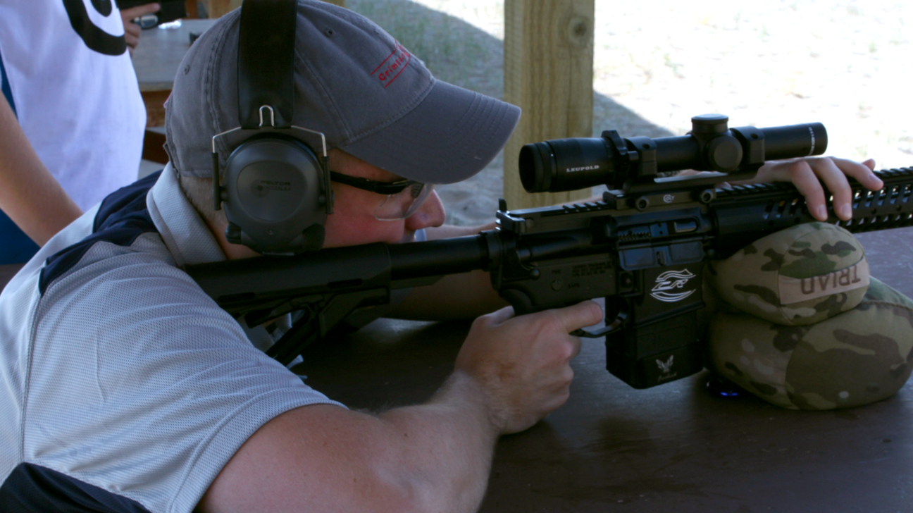 Kelly B at the Shooting Range