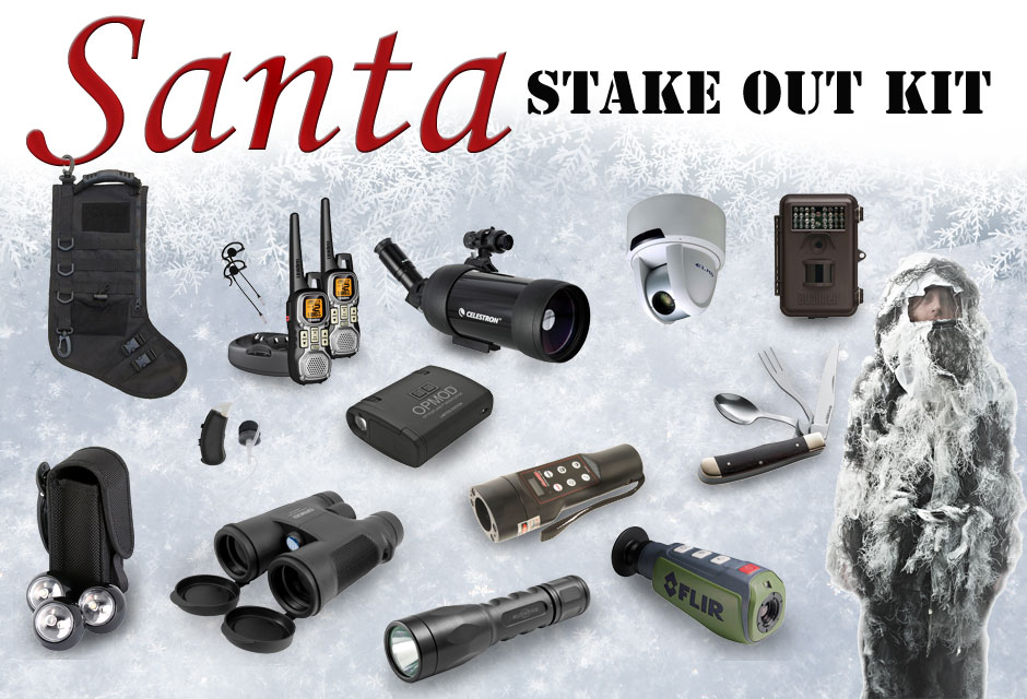 Santa Stakeout Kit from OpticsPlanet.com