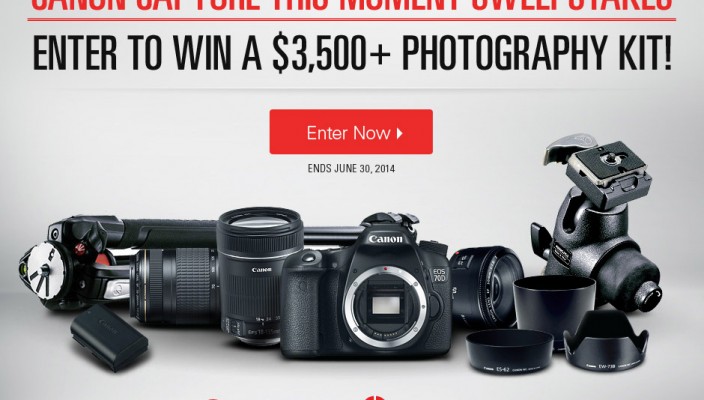 Canon Capture This Moment Sweepstakes