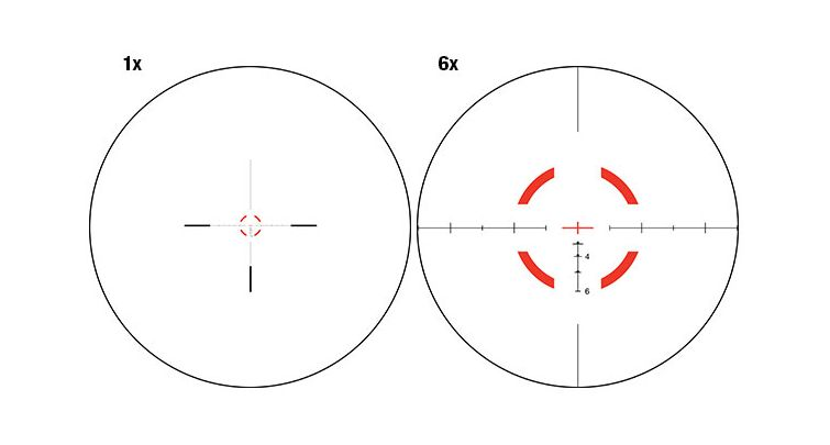 VCOG 300BLK Segmented Circle Reticle
