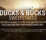 Ducks & Bucks Sweepstakes