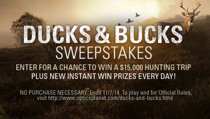 Ducks & Bucks Sweepstakes