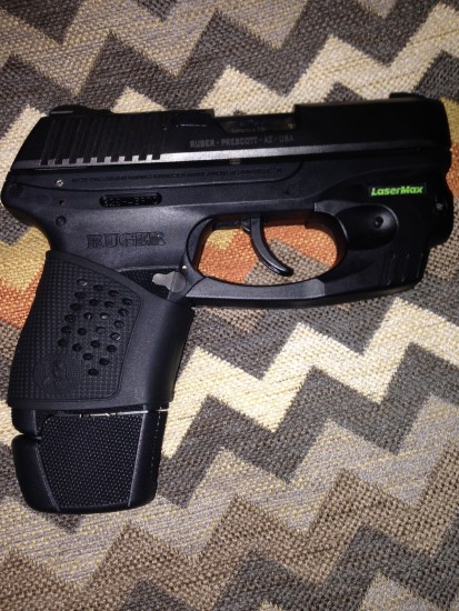 Ruger LC9 with Lyman Grip Sleeve and Lasermax laser