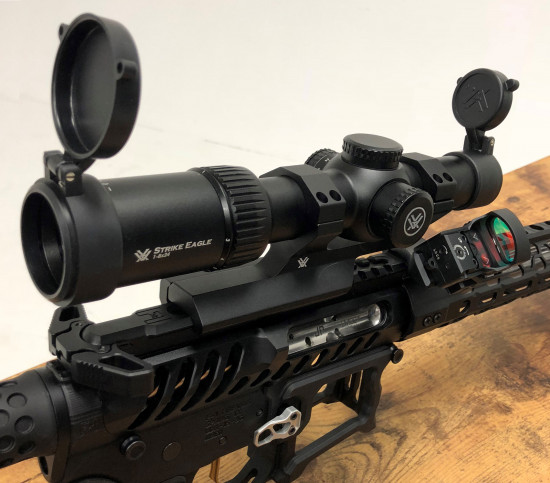 Vortex Strike Eagle 1-8x24mm Riflescope and Vortex Razor Red Dot Reflex Sight 