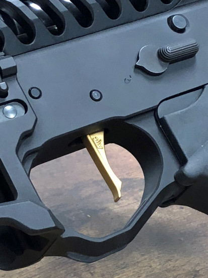 American Trigger AR Gold Flat AR-15 Drop-In Trigger