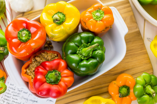 Wild Turkey Stuffed Peppers