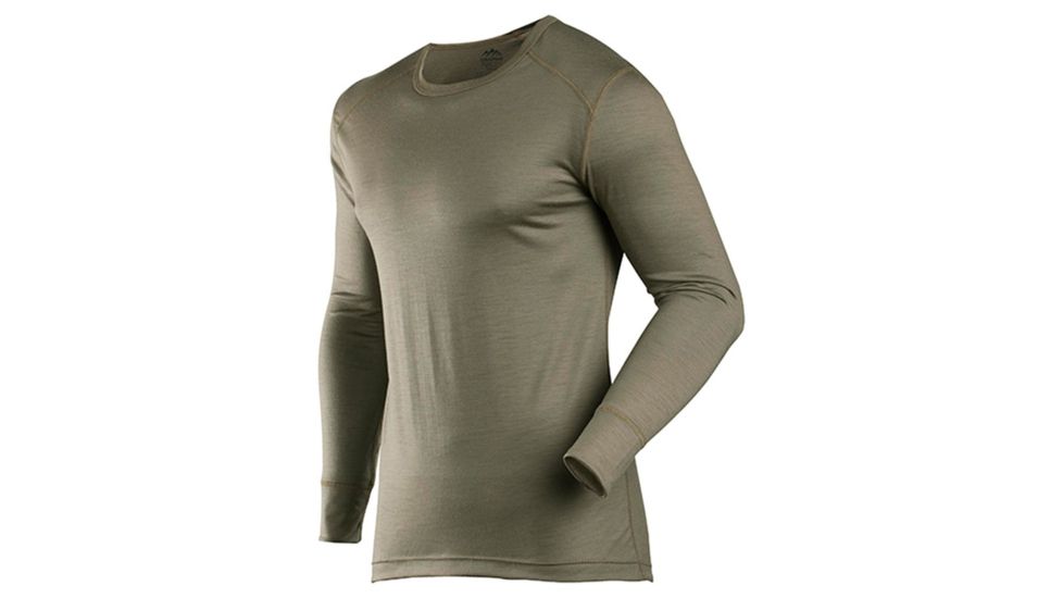 merino wool base layer long sleeve shirt