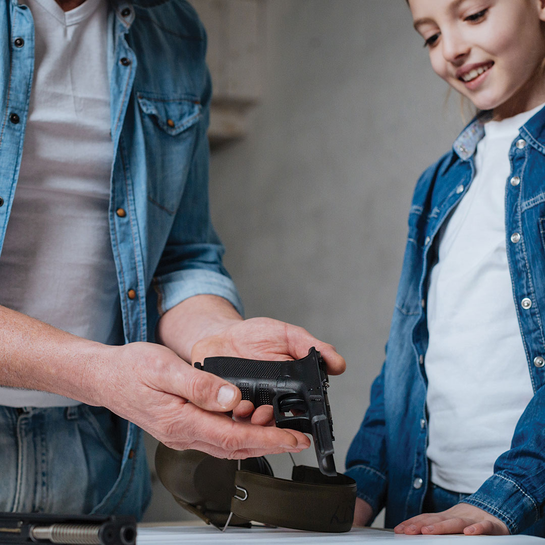 parents talking to kids about gun safety at home